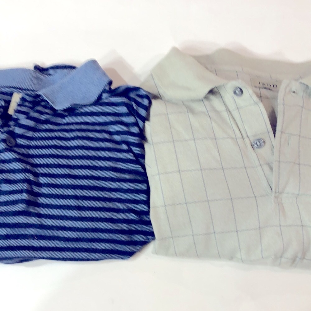 IZOD Men Polo Shirts EUC  2 XL